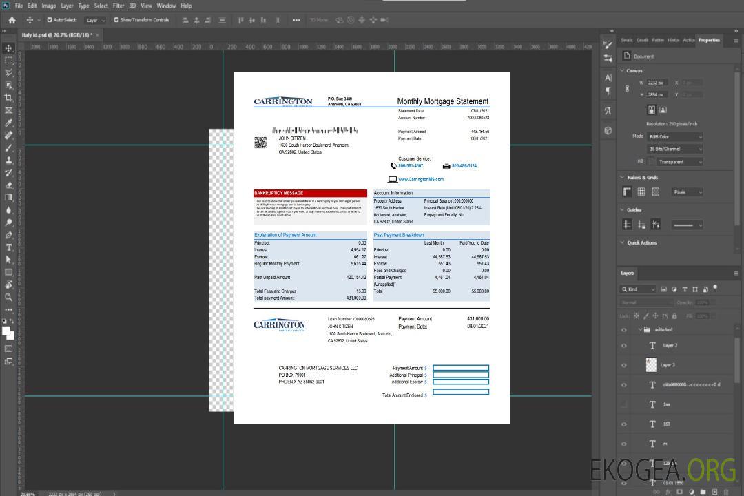 États-Unis Carrington Mortgage Services excel pdf template États-Unis Carrington Mortgage Services excel pdf template
